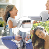 Brosse lissante pour cheveux sans fil 25w 2000mah lcd type-c 3 niveaux de réglage conception anti-brûlure pour curling et lissage