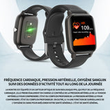 Montre connectée résolution d'écran 1.4 pouces 240x240dpi 160mah montre de sport intelligente étanche IP67 magnétique 248x38x11.5mm