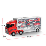 Conteneur de stockage camion alliage éjection camion de pompiers ingénierie véhicule jouets pour enfants