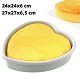 Moule à gâteau 2 pcs 9 pouces et 10 pouces moule à gâteau en silicone amour moule à pâtisserie plaque à pâtisserie en couches bleu
