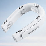 Ventilateur de nuque suspendu   4000 mA   Refroidissement à deux canaux  Apport d'air ambiant à 360  Ventilateur de nuque sans pales