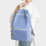 Sac à dos pliable 41 cm Polyester Résistant à l'usure et imperméable Rangement multifonction Compagnon de voyage idéal Cartable