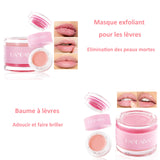 Baume a levre 2 en 1 masque à lèvres pour baume à lèvres double effet répare et exfolie les peaux mortes pendant soin des levres