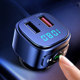 T46D Car Bluetooth MP3 Car Charger FM Transmitter Universal Quick Charger Car USB Interface Car Charger USB Flash Drive Player