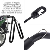 Support de planche de surf porte-panneaux à vélo réglable support de vélo léger support de planche de surf pour sports extérieurs