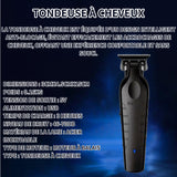 Tondeuse à cheveux USB rechargeable avec 3 peignes cheveux hommes professionnel tondeuse tout-en-un kit de coupe de cheveux sans fil