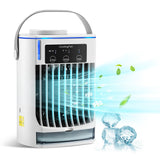 Ventilateur de bureau  3 vitesses réglables  Atomisation par ultrasons  Réservoir d'eau de grande capacité de 500 ml  Refroidisseur