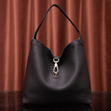 Portable rétro boulette sac à dos Grain galet motif une épaule sous les bras sac grande capacité sac dames sac en polyuréthane
