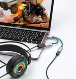 Adaptateur multifonction deux-en-un gris 60W charge rapide type-c vers usb otg pour jouer à des jeux pour iPad
