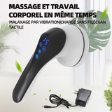 Masseur avec 8 têtes de massage polyvalents appareil de massage anti cellulite pour soulager la fatigue masseur electrique san fil