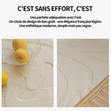 Tapis 100 x 180cm anti-bactérien résistant aux taches et à l'eau convient au salon à la chambre à coucher à la salle d'étude blanc