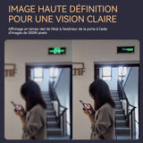 Sonnette sans fil 4.3pouces fonctions de surveillance 256signal sans fil écran déverrouillage et de dialogue sonnette sans câblage