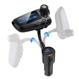 Émetteur FM bluetooth lecteur MP3 voiture récepteur bluetooth chargeur de charge rapide mains libres émetteur FM téléphone