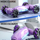 Voiture telecommandé tout terrain rc stunt car télécommande tout terrain voiture télécommandée offroad rc véhicule avec 2 batterie