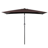 Parasol de jardin 3m parasol de jardin extérieur demi-parasol de jardin parapluie de jardin en demi-cercle pare-soleil extérieur