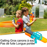 Pistolet à eau 1200ml 22x56cm grand pistolet à eau pour enfants jouets plage avec lunettes de natation indispensable pour l'été