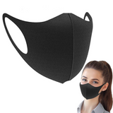 Masque facial 3D stéréoscopique 30x13cm Coton glacé Masque Decoratif Bibelot réutilisable Respirant Objet De Decoration lavable