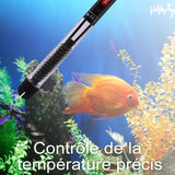 Chauffage d'aquarium 25w pour aquariums de moins de 25 l température réglable tige chauffante d'aquarium chauffage d'aquarium