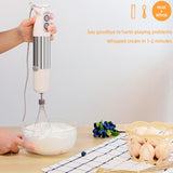 Bâton de cuisine multifonctionnel TD® Petit mixeur électrique de poche Hachoir à viande Cuisinier