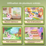 Talkie walkie enfants 1 km distance interphone de talkie-walkie dinosaure de dessin animé jouet interactif d'extérieur cadeau