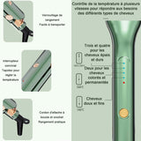 Lisseur cheveux 30x4,2x4,8cm fer à repasser plat en maïs clipper curling wand huile essentielle chaleur rapide rouleaux chauffants