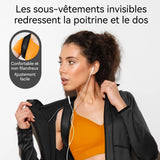 einture de correction du dos 80cm-95cm sangles d'épaule pour l'entraînement des muscles de la poitrine dispositif pour adulte