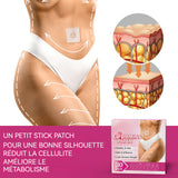 Patch minceur au miel 7,5 x 7,5 x 2 cm 30 pièces Ingrédients naturels Raffermit rapidement la peau Sculpte les contours du corps