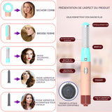 Brosse à cheveux 5 en 1 600w 250V  pliable haute vitesse peigne à air chaud multifonctionnel Multifonctionnel baguette à friser