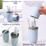 Etui brosse a dent tasse voyage portable multifonctionnel de brosse à dents simple pour le camping le voyage la maison scolaire