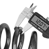 Chaîne d'antivol pour vélo 120CM Verrouillage à combinaison pour moto Code à 5 chiffres et clé Verrouillage à double ouverture