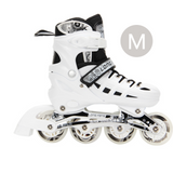 Patins à roues alignées avec roues éclairées patins à roulettes de taille réglable patins à roues alignées pour adultes et enfants