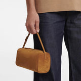 Sac d'oreiller en daim Sac porte-stylo simple Conception de niche Sac carré Sac à main à bandoulière simple Sac sous les bras