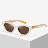 Nouvelle personnalité lunettes de soleil oeil de chat 1.1TAC plein cadre lunettes polarisées dame TR anti UV lunettes de soleil