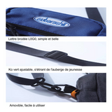 Sac à bandoulière 14x16x6cm sac à bandoulière petite taille poids léger bretelles sac de sport toile accessoire bretelles poches