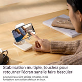 Support de téléphone lumière pliable portable placer sur le bureau 25x9cm stand smartphone pliable et réglable pour table