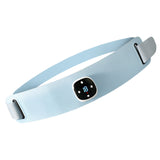 Ceinture chauffante sans fil pour la taille masseur dos chauffant EMS masseur 7 modes usage sportif quotidien matériau doux bleu