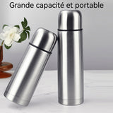 Bouteille d'eau thermos 1000 ml grande capacité avec couvercle et verrou tournant Matériau sûr Bouteille thermos isolée sous vide