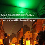 Pointeur laser vert longueur focale réglable 8000 m portée 4000 mah 301 points uniques vert laser pointeur avec18650 batterie