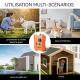 Dispositif anti aboiement 3 vitesses 10 mètres portée efficace de dog barking control device bouchon anti-aboiement à ultrasons