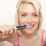 Nettoyeur de dents électrique portable à ultrasons Kit de nettoyage de dents intelligent pour éliminer la plaque dentaire