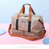 Sac de voyage sac de voyage portable à courte distance grande capacité sac de fitness séparation sèche et humide léger