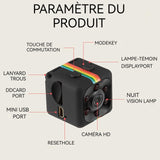 Mini caméra WiFi HD 1080P USB caméra de sécurité intérieure avec carte mémoire 32G et prise de vue nocturne infrarouge capteur