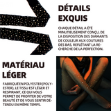 Bas résille sexy summer women's glitter fishnet stockings one size mesh diamond plaid glitter rhinestone thigh high stockings black