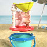 Ensemble de jouets de plage en caoutchouc souple d'été jouets de bain pour enfants non déformables jouets de plage