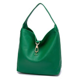 Dames sac en polyuréthane Grain galet motif poche épaule sous les bras sac grande capacité sac rétro boulette sac à dos