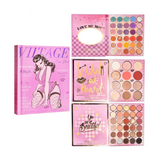 Palette de fard 18,4x16x2,3cm 72 couleurs palette multi-usages pearlescent matte triple fold earthy highlighter fard a paupiere