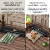 Machine sous vide 120W 60Kpa avec 10 sacs sous vide puissante conservation sous vide Machine sous vide alimentaire domestique