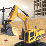 Excavateur jouets 29x9,5x22cm avec télécommande 2.4ghz rotation à 680 degrés jouets pour enfants cadeaux pour enfants excavateur