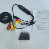 USB2.0 VHS vers DVD conversion audio vidéo adaptateur de carte de capture audio RCAScart RCA