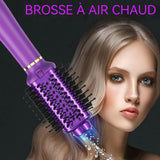 Brosse soufflante 1000w multifonctionnel 3 en 1 peigne à air chaud cheveux bouclés et cheveux raides utilisation humide et sèche